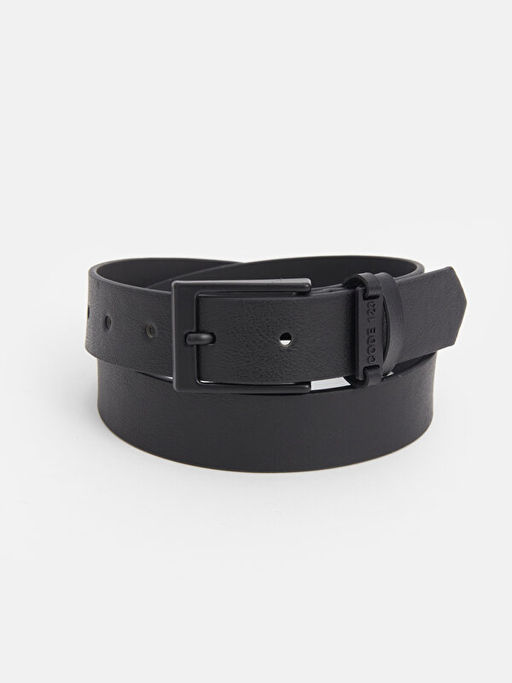 Deri G?r?n?ml? Erkek Kemer