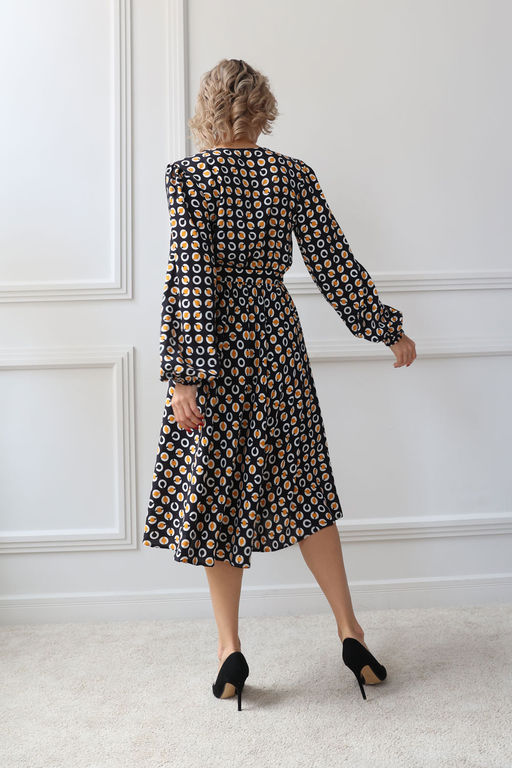 Платье миди с юбкой-полусолнце - Looklikecat фото 3