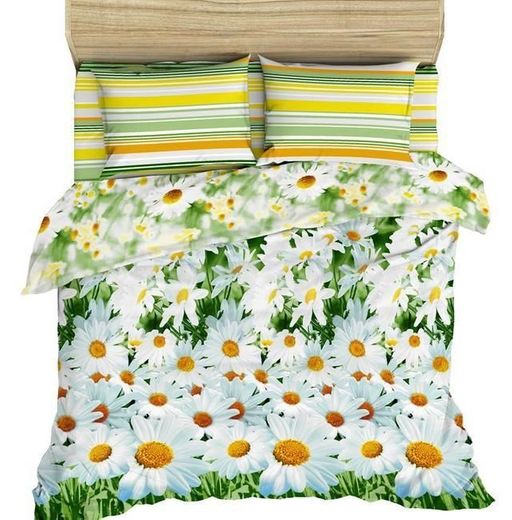 КПБ Ромашковый вальс бязь хлопок 100% Евро - Лен поволжья фото 3