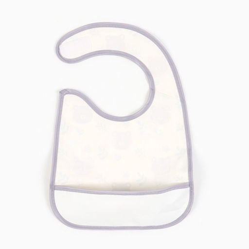 Нагрудник непромокаемый Крошка Я «Лесная сказка», на липучке, с карманом