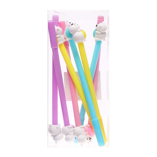 Цена за 12 шт. Ручка - прикол гелевая Calligrata Котенок с клубком, МИКС фото 10