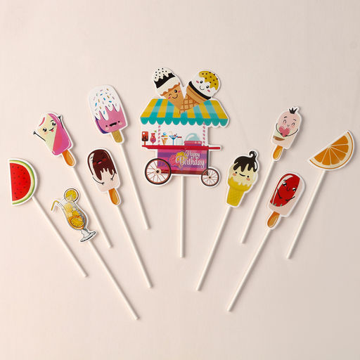 Набор для украшения Сладкая вечеринка, набор 10 шт. - Страна карнавалия фото 2