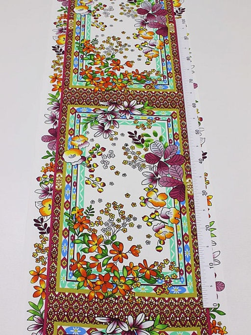 Дорожка Эстелаудер, ш.0.5м, хлопок-100%, 228гр/м.кв, раппорт 63.5см - Купава фото 2