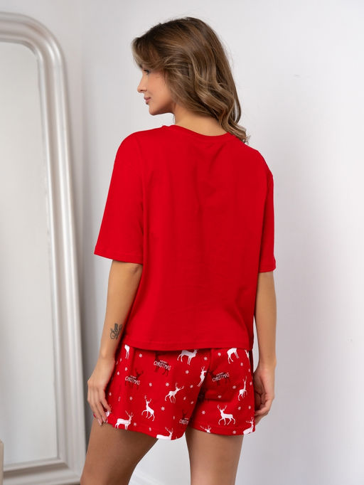 Комплект жен.арт.1247-1,красно-белый