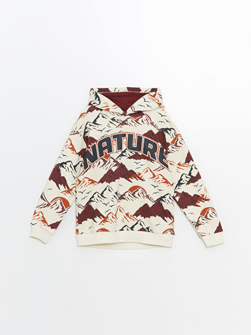 Kap??onlu Erkek ?ocuk Sweatshirt