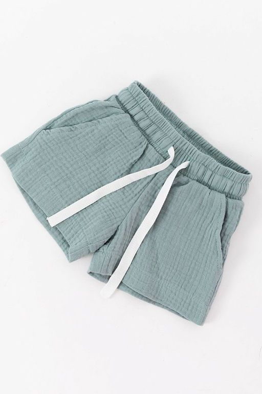 Шорты М424018г серо-зеленый