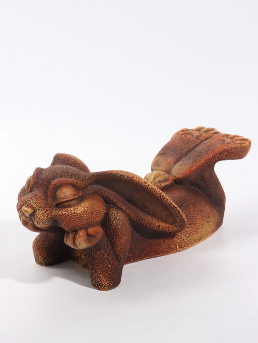 Фигура «Заяц Людвиг», 33×15×13 см, трюфельная