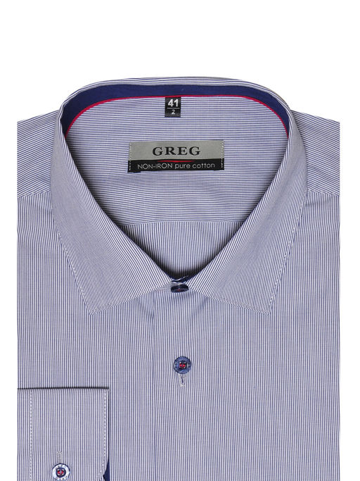 Сорочка мужская длинный рукав GREG 211/231/2245/ZV/1p  фото 3