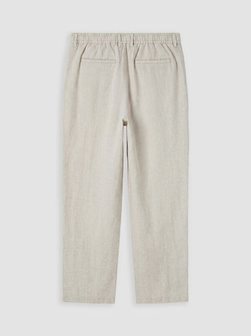 Regular Fit %100 Keten Erkek Pantolon