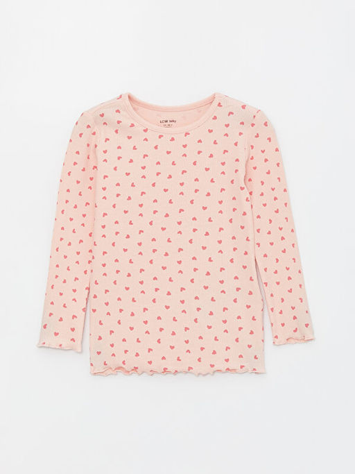 Bisiklet Yaka Bask?l? K?z Bebek Pijama Tak?m? - Waikiki фото 2