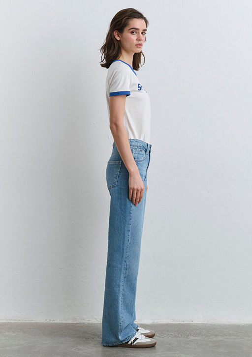 Victoria Premium Blue Indigo Mavisi Jean Pantolon  фото 7