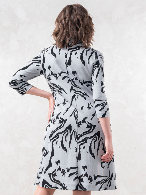 Платье Avanti 1618 серый/черный - Mira fashion фото 281