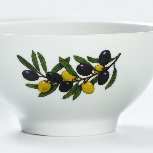 Цена за 2 шт. Пиала Дулевский фарфор «Оливки», 350 мл, d=12.5 см, белая