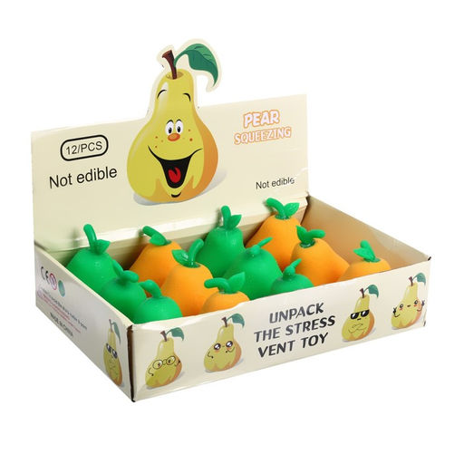 Цена за 6 шт. Мялка «Груша», цвета МИКС