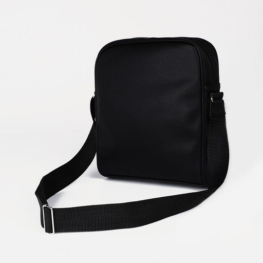 Сумка мужская TEXTURA через плечо, искусственная кожа, цвет чёрный  фото 3