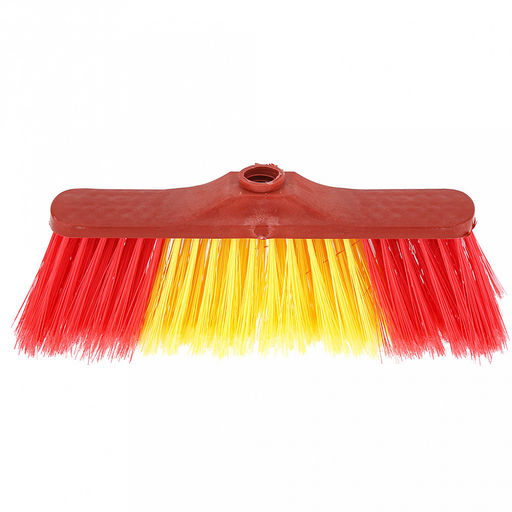 Щетка для пола "Киви" 26,5х5см (ворс 8,5см) цвета в ассортименте: зеленый, красный, синий (Китай)