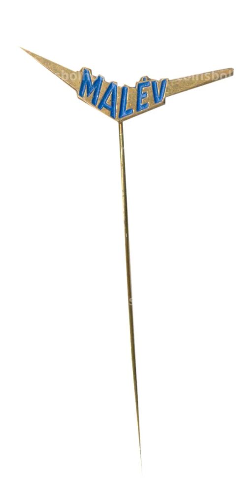 Значок рекламный авиакомпания Malev
