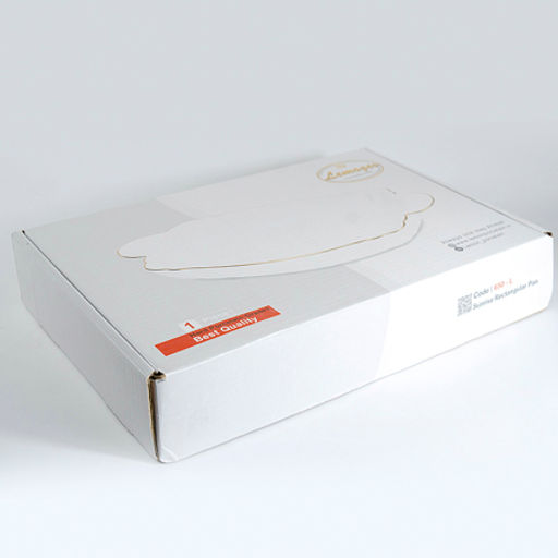 90081-650L Блюдо сервировочное для подачи керамика 43,5х27,5х8 LR (х8) - Mayer&boch фото 2