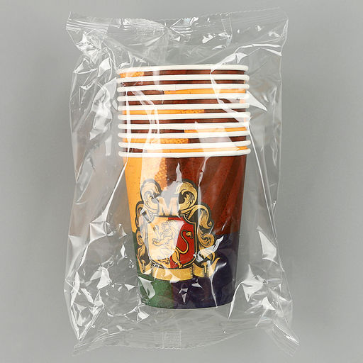 Цена за 10 шт. Стакан одноразовый бумажный «Волшебный мир», 250 мл, однослойный