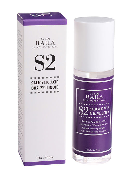 Тонер для лица Cos De Baha Salicylic Acid 2% Liquid 120 мл  фото 5