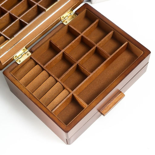 Шкатулка для украшений «Корица», дерево, 9×16×21 см