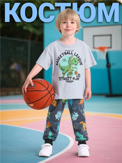 футболка+брюки 2ПФБ5759001н - Апрель фото 4