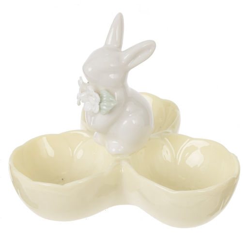 Подставка для 3-х яиц "Заяц", L11,5 W11,5 H10 см