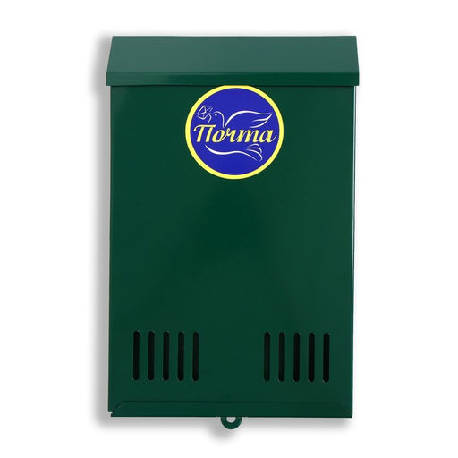 Ящик почтовый без замка (с петлёй), вертикальный, зелёный