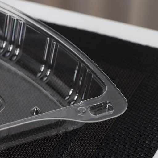 Цена за 200 шт. Контейнер для кусочка торта одноразовый, крышка, пластик, 8.5×11.5×6.5 см, прозрачный