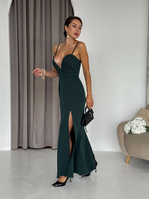 Платье AURA 3311-170 изумрудный