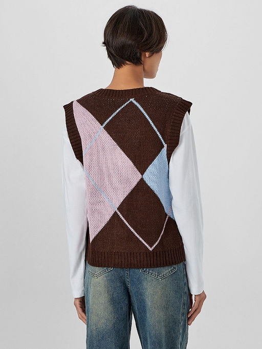 Жилет женский коричневый - Mark formelle фото 2