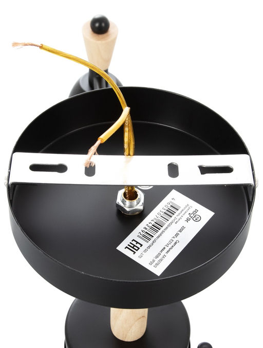 Люстра XA1627B/3, 3×60 Вт, E27, чёрная