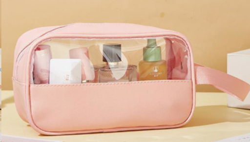 Косметичка 21х30х10 см / XN-026PN /уп 100/розовый