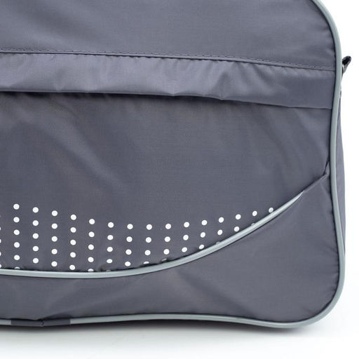 Сумка спортивная на молнии, наружный карман, цвет серый - Simaland фото 4