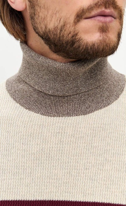 Водолазка мужская P321-15882 бежевая - Primm фото 6