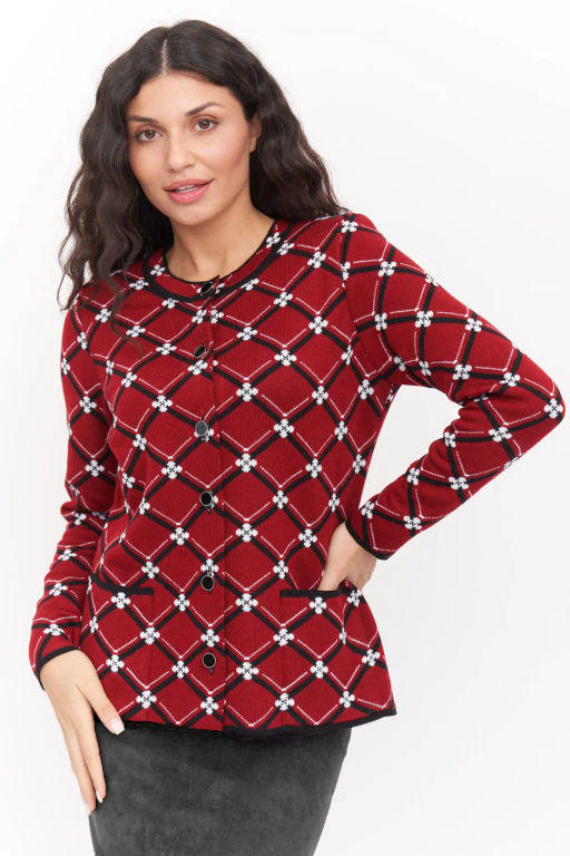 ЗЛАТА Жакет М 3171/красный