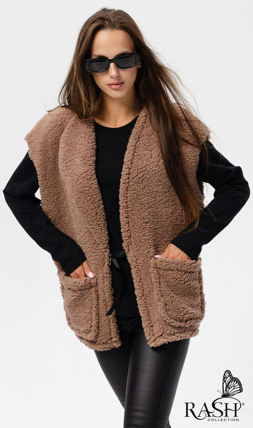 Жилет "Тедди" капучино Цвет:как на фото