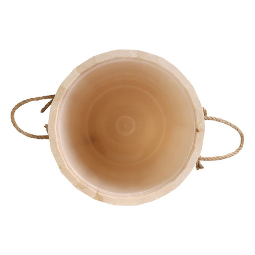 Запарник - ведро для бани и сауны, 18 л, липа, пластиковая вставка, с крышкой, «Добропаровъ»