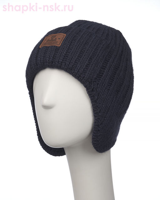 D 195 Ушанка мужская флис (56-58)