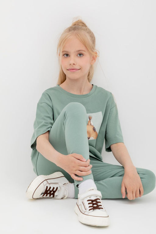 Crockid _ КР 4074/полынь к403 бриджи для дев  фото 5