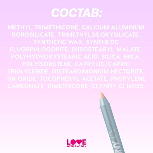 Карандаш для глаз Love Generation Color Bunny 10 дуохромный серебристо-голубой гелевый  фото 12