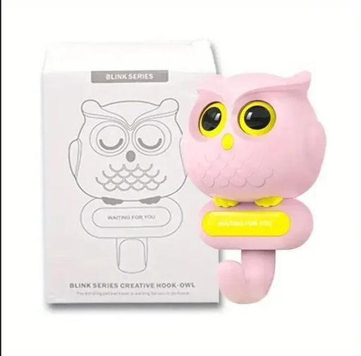 Крючок настенный сова декоративный самоклеящийся