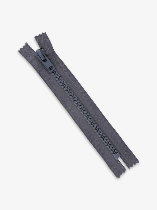 Цена за 10 шт. Молния «Трактор», №8, неразъёмная, замок автомат, 18 см, тёмно-серая