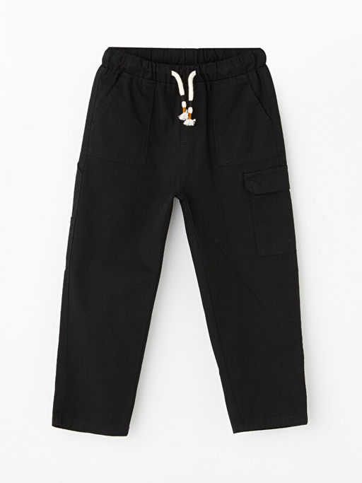 Beli Lastikli Basic Erkek Bebek Kargo Pantolon
