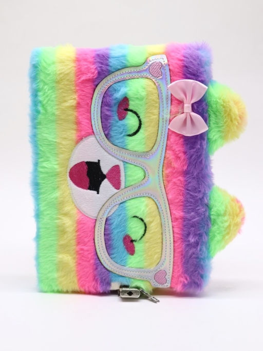 Блокнот плюшевый Rainbow mood (15*21 см)