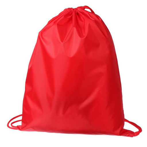 Мешок для обуви Calligrata на шнурке, однотонный, размер 42×0.5×34 см, красный