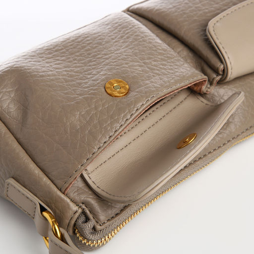 Сумка женская TEXTURA, средний размер, цвет бежево-серый  фото 5