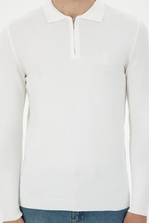 Мужской свитер цвета экрю - U.s. polo assn фото 6