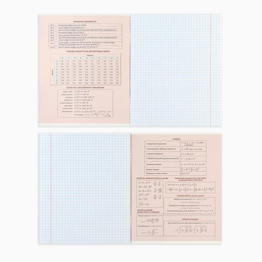 Тетрадь в клетку, предметная, 48 л., на скрепке, А5 «Аниме. Алгебра»