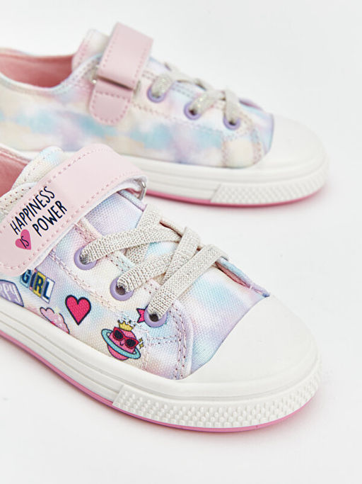 C?rt C?rtl? Bask?l? K?z Bebek Spor Ayakkab? - Waikiki фото 3